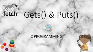 Gets & Puts Function|Accepting String in C|How to