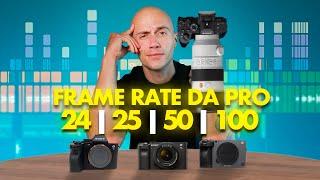 La guida completa ai FRAME RATE per i tuoi video PRO