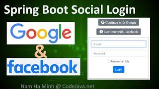 Spring Boot OAuth2 Social Login with Google and Facebook in One Application