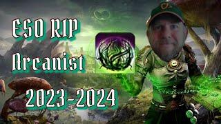 ESO PVP: RIP ARCANIST 2023-2024 U44 RUINS ARC 