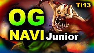 OG vs NAVI Junior - INCREDIBLE GAME - TI13 ELIMINATION - THE INTERNATIONAL 2024 DOTA 2