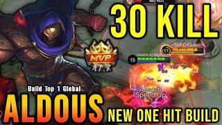 30 Kills!! New Aldous One Hit Build and Emblem!! - Build Top 1 Global Aldous ~ MLBB