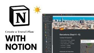 How to Create a Travel Planner in Notion