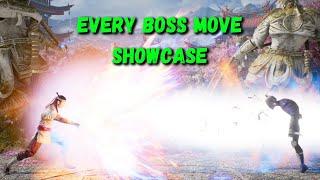 Every Boss Move (New Update Moves) Showcase MK1