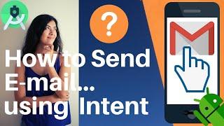 How to build E-mail App using intent in Android Studio | Add share button using intent in android