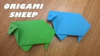 Farm origami:  Origami sheep instruction | Toys for kids