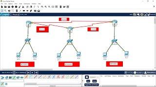 Static Routing Using 3 Networks | Cisco Packet Tracer | Networking