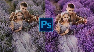 Быстрая цветокоррекция в ФОТОШОПЕ! Quick color correction in PHOTOSHOP