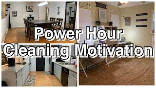 Power Hour Clean With Me| Cleaning Motivation| Laundry Motivation|#cleanwithme