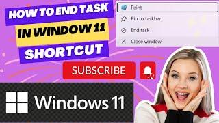 window 11 23h2 update new feature || shortcut key for end all task || no need to open taskmanger