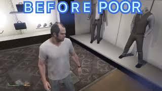 GTA 5 | TREVOR BEFORE VS AFTER | POOR VS RICH | #youtubeshorts #shorts #gta5