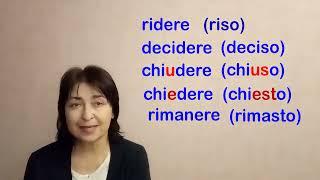 Урок 15 Passato prossimo 3,  неправильные причастия