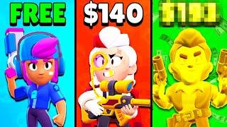 The VALUE Of Skins From Least To Most $$ (Shocking)