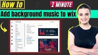 How to add background music to wix website 2024