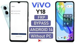 Vivo Y18 Android 14 Frp Bypass/Unlock Google Account Lock Without Pc Vivo Y18 Google Account Remove