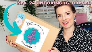 The November Bag Maker's Box Unboxing + Tutorial and Tips!