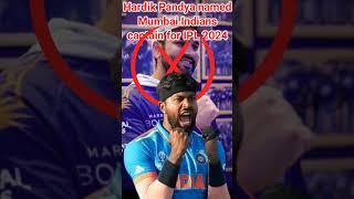 Hardik Pandya named Mumbai Indians captain for IPL 2024 | Cricocard #breakingnews #rohitsharma