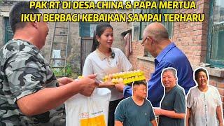 BERBAGI DAN MELIHAT KONDISI LINGKUNGAN RUMAH ORANG TUA DI DESA CHINA, RASA DI HATI CAMPUR ADUK