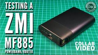 Testing a ZMI MF885 powerbank/router in collaboration with Martijn Wester