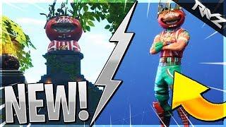 How To Unlock NEW Tomatohead Crown! New Tomato Temple Location Exploration (Fortnite Battle Royale)