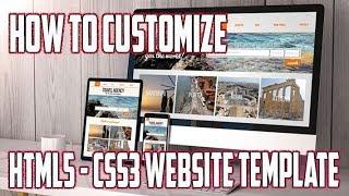 How to Customize Free Responsive HTML5 CSS3 Website Template