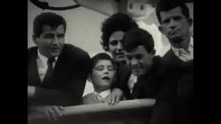 Arrival of the Greek Ship "Patris" in 1961 in Port Melbourne, Australia