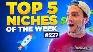 TOP 5 NICHES  Print on Demand Niche Research # 227 — (9/29/2024)