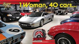 Private Car Cave Garage Tour - One woman's £1m Toyota, Jag XJ220 and 40 others