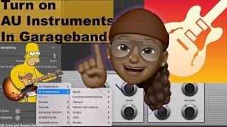 Audio Units Not Showing Up in GARAGEBAND FIX  | Tutorial