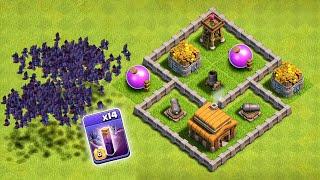 Bat Spell VS Every TownHall! | Clash of Clans