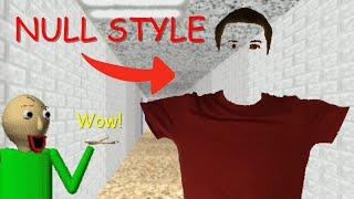 Baldi's Basics Classic Remastered | NULL Style & NULL BOSS FIGHT!