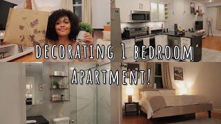 decorating my 1 bedroom apartment on a budget | mini haul