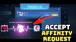 How to ACCEPT AFFINITY REQUEST on ML | Short Easy Guide