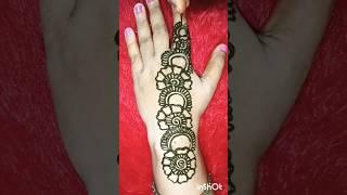 Simple Arabic Style Mehendi Design #Shorts#youtubeshorts #Viral#Trending#Ankita Drawing Academy