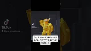 MOST EXPENSIVE ROBLOX TOYS EVER | Roblox TikTok #shorts #roblox