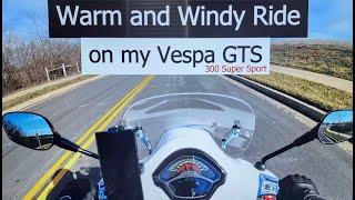 Warm and Windy: Time for a Ride on my Vespa GTS 300 Super Sport / Season 2 Episode 1