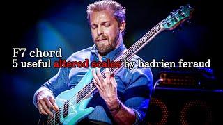 5 Useful Altered licks in F7chord by hadrien feraud