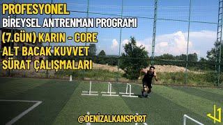 BİREYSEL PROFESYONEL FUTBOL ANTRENMAN PROGRAMI 7.GÜN