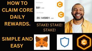 HOW TO CLAIM CORE DAILY FROM STAKING/DELEGATING YOUR CORE. \TRUST WALLET|METAMASK|SATOSHI APP|CORE