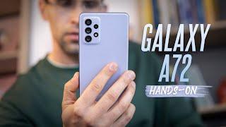 Samsung Galaxy A72 Hands-on: Flagship features on a budget phone!