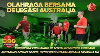 Kunjungan Commander of Special Operation Command, Australian Defense Force