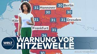 HITZEWELLE: Wetter in Deutschland wird richtig heiß! Temperaturen bis 37 Grad erwartet