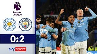 Bann gebrochen? Citizens siegen im King Tower Stadium | Leicester City-Manchester City | Highlights