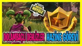 DOLAMBAÇLI DEHLİZLERDE HAZİNE HARİTASI GÖREVİ | 5. SEZON 9. HAFTA (Fortnite Görevleri Türkçe)