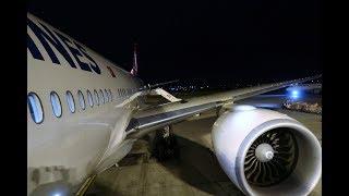 Boeing 777-300ER Turkish Airlines взлет из Стамбула