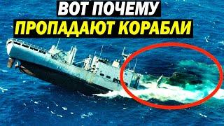 ПОЧЕМУ ПРОПАДАЮТ КОРАБЛИ! ВОТ ЧТО ПОПАЛО НА КАМЕРЫ!