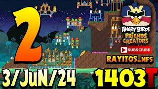 Angry Birds Friends Level 2 Tournament 1403 Highscore POWER-UP walkthrough