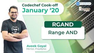 CodeChef January Cook-Off 2020 | Range AND | RGAND