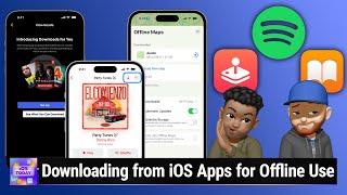 Using Your iPhone Apps Offline - Apple Music, Spotify, Kindle, Netflix, Prime Video, Apple Arcade