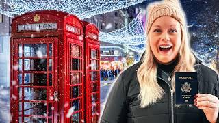 Americans Take on London Christmas for the FIRST Time!